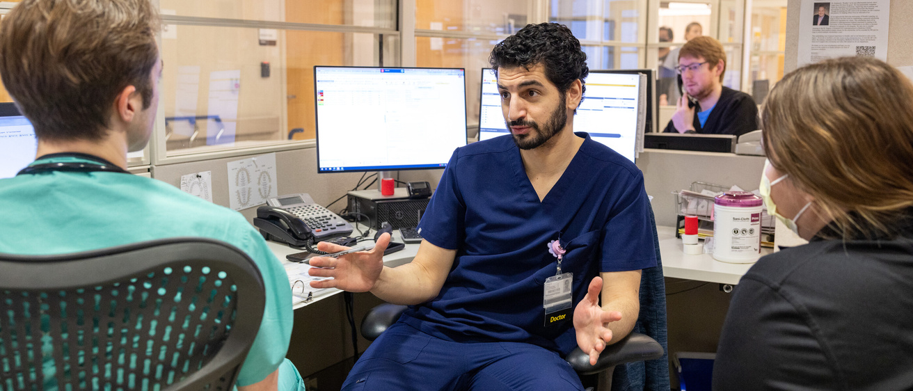 Emergency Medicine faculty, residents, students and research on Thursday, March 9, 2023.