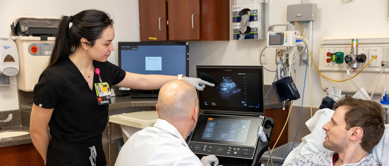 	 Emergency Medicine faculty, residents, students and research on Thursday, March 9, 2023.