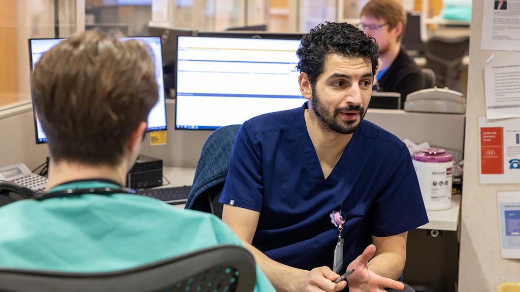 Fast track or triage rooms